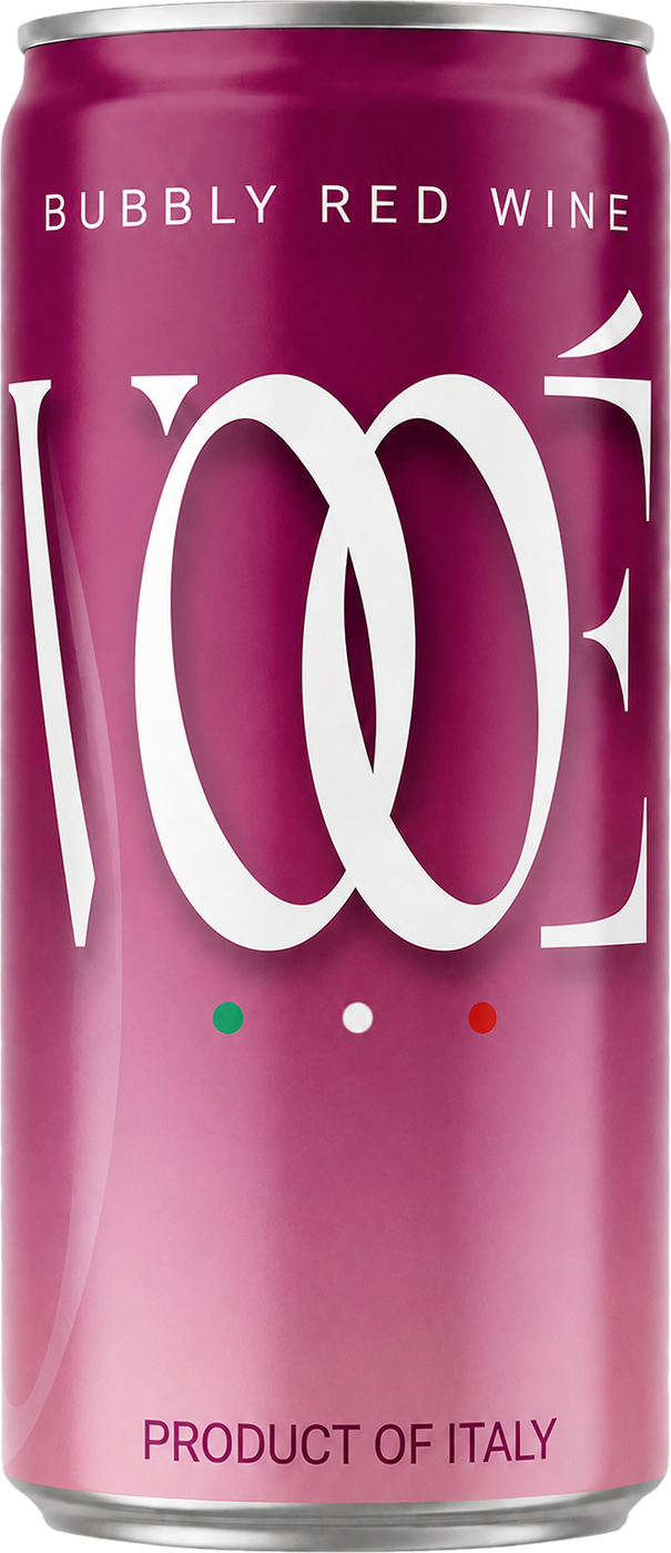 VOOÉ Bubbly Red Wine can